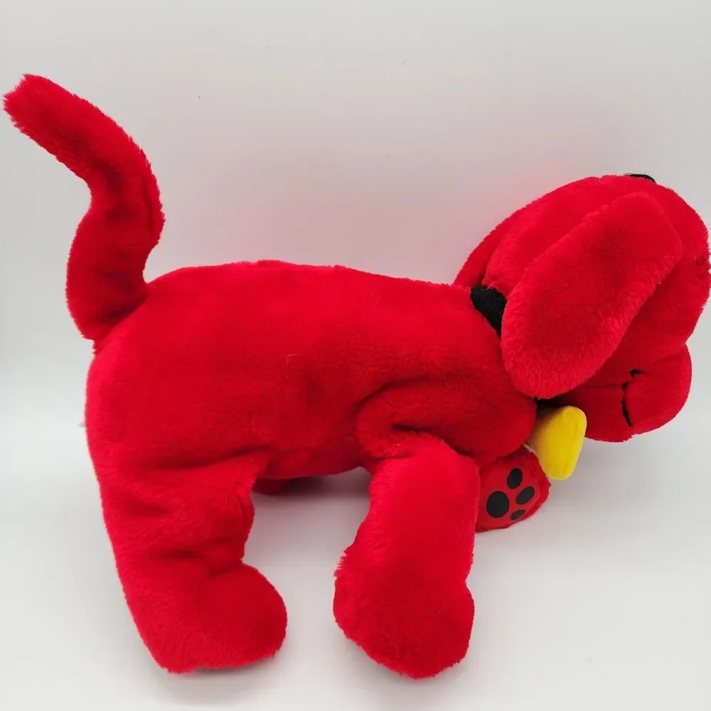 Vintage Clifford The Big Red Dog Plush with Bone Stuffed Animal Kohls Cares 2003
